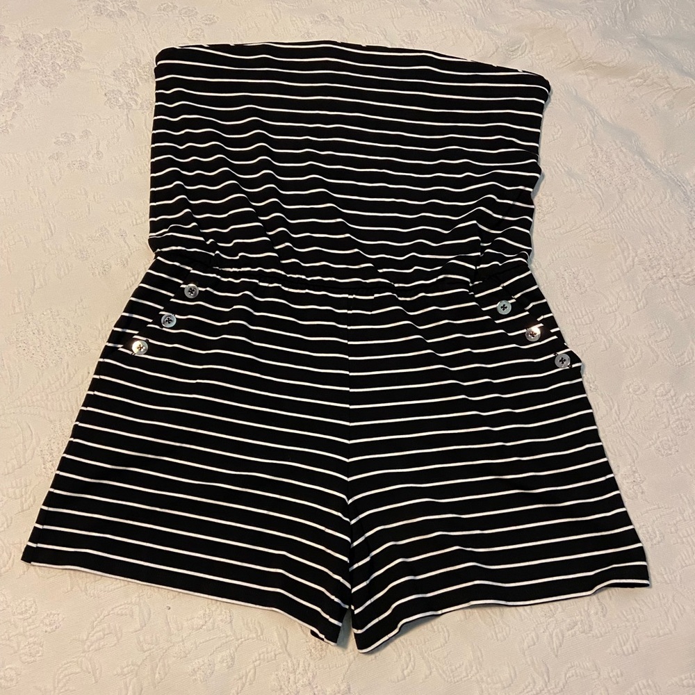 Brand New with Tags! White House Black Market Strapless Shorts Romper